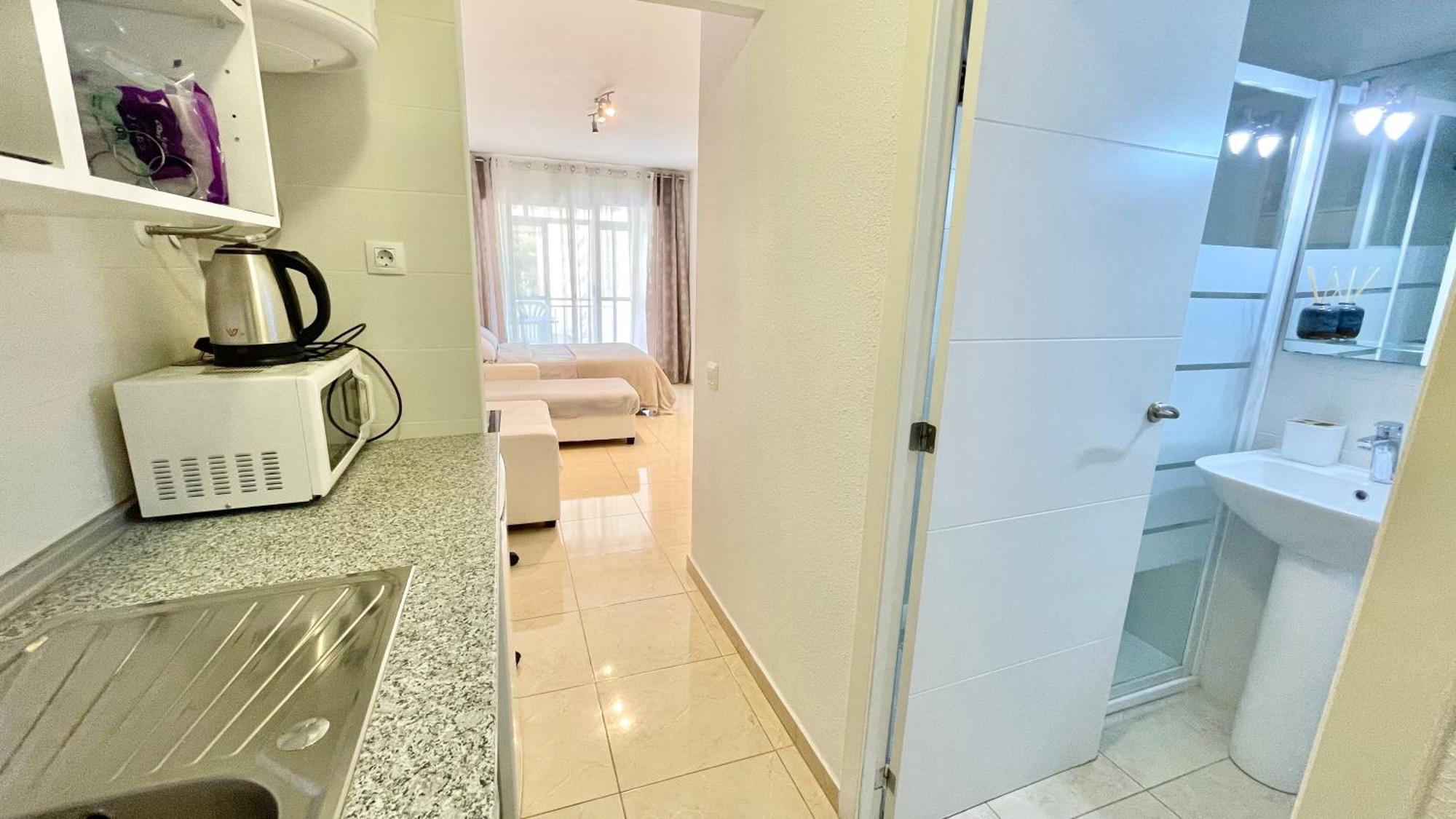 Beach Studio Apartment Hannibal La Cala Finestrat Benidorm Bagian luar foto